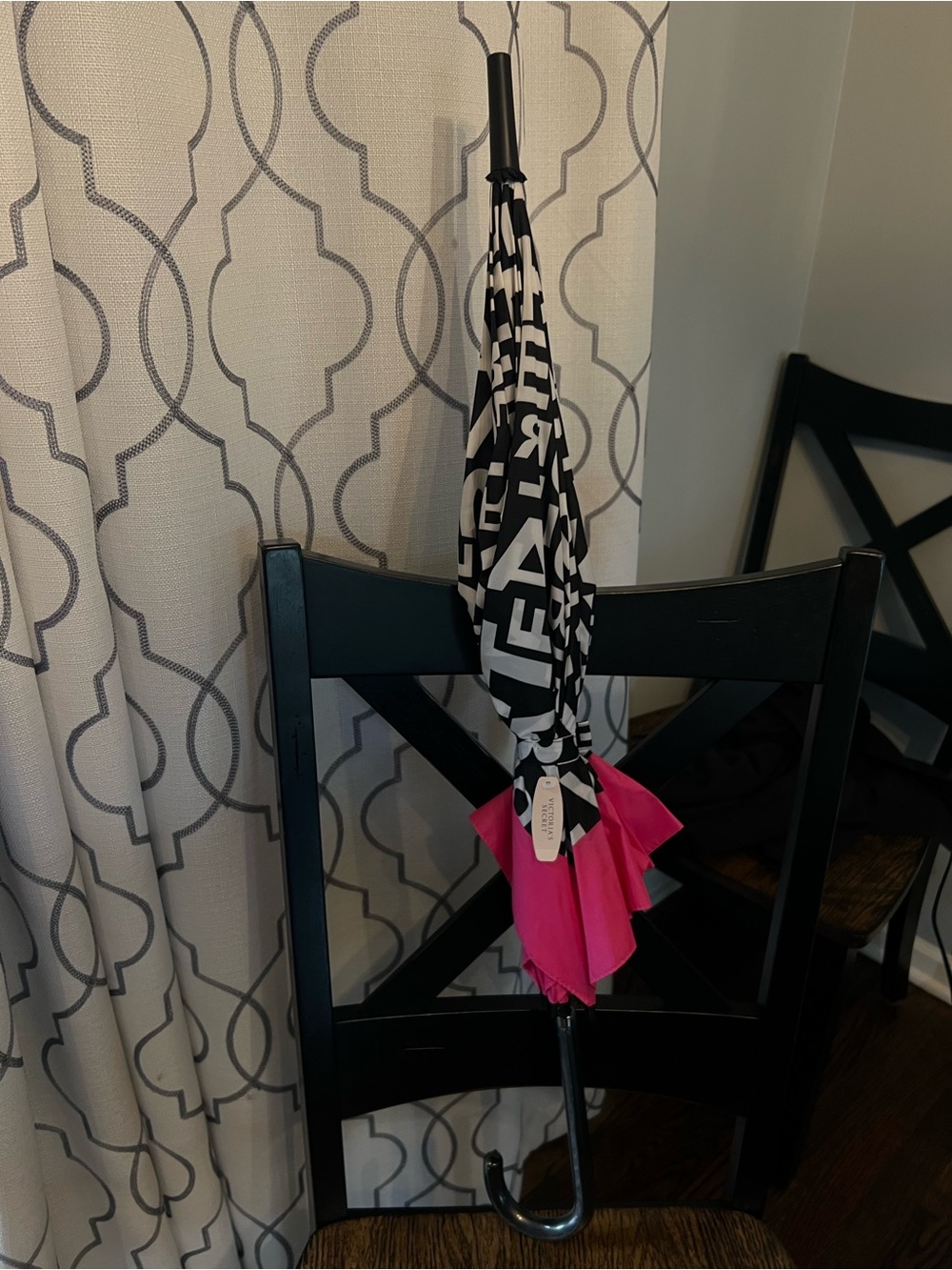 Victoria’s Secret Logo Print Umbrella